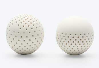 Two variations on the ping-pong ball; concept product design