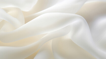 Obraz premium Closeup of organza featuring a looselywoven mesh texture, providing a light and airy feel with a touch of translucency.