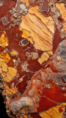 Naklejka premium Texture of Rhyolite with a finegrained, granular appearance tered with small, sparkling crystals.