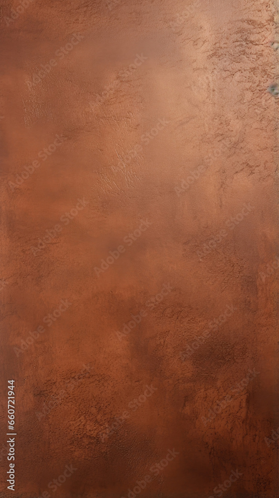 Wall mural rustic bronze texture with a dull, matte finish, showcasing an earthy reddishbrown color.