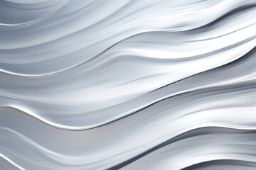 Closeup of a polished chrome texture featuring fine lines and subtle imperfections, giving it a unique and organic feel.