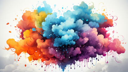 abstract watercolor background