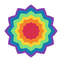 Figura sin fondo Colores arcoiris lgbt