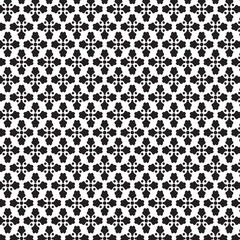 Seamless black and white floral pattern