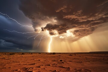 A Storm Brewing: Shadows and Sparks Over Sands