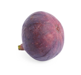Whole ripe fresh fig isolated on white
