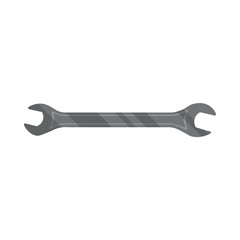 Spanner tool on white background