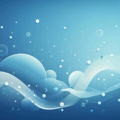 blue degree background with white and bubbles,generative ai