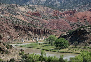 Tipis on the River © George Erwin Turner