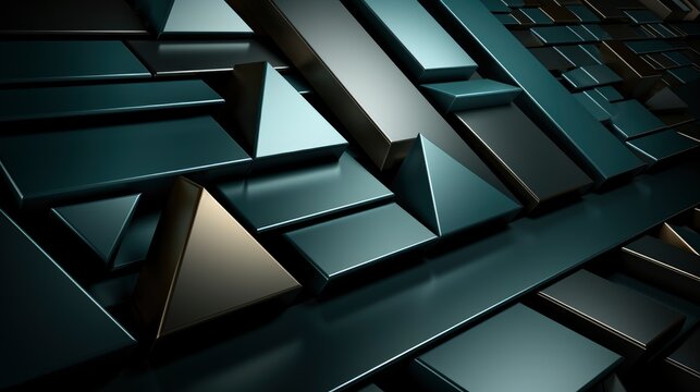 3d triangle monochromatic wallpaper, HD, Background Wallpaper, Desktop Wallpaper