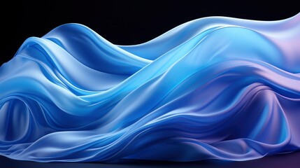 Blue background with abstract curves , HD, Background Wallpaper, Desktop Wallpaper