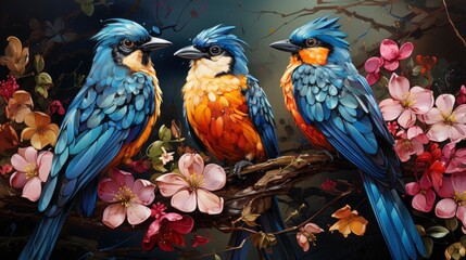 Fototapeta premium Acrylic painting with translucent glazes gloss , HD, Background Wallpaper, Desktop Wallpaper