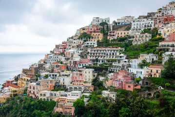 Fototapeta na wymiar Town of Positano - Italy