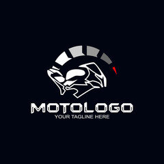 Motorsport Logo Design Template. Vector Logo Design.