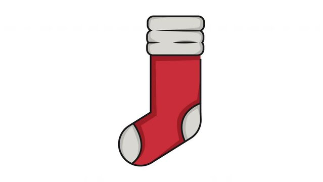 Animation forms a sock icon