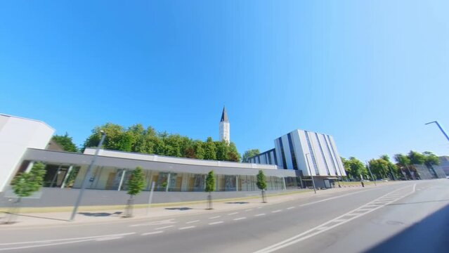 Hyperlapse Footage of Transport Traffic in Siauliai, Lithuania.