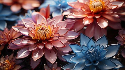 Floral Mosaic Design Mosaic Blooms Petal Puzzle ,Desktop Wallpaper Backgrounds, Background Hd For Designer