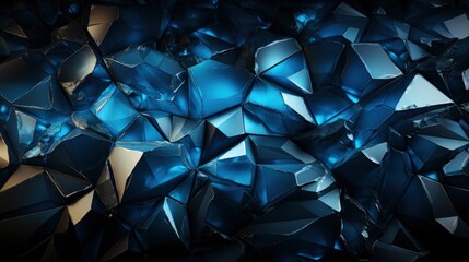 Dark Blue Polygonal Background ,Desktop Wallpaper Backgrounds, Background Hd For Designer