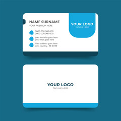 Professional healthcare medical doctor business card template design for clinic hospital