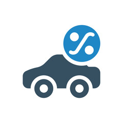 Car loan icon vector illustration