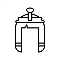 Cleopatra icon. Trendy flat vector Cleopatra icon vector illustration on white background