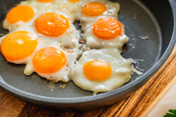 冷凍玉子の目玉焼き