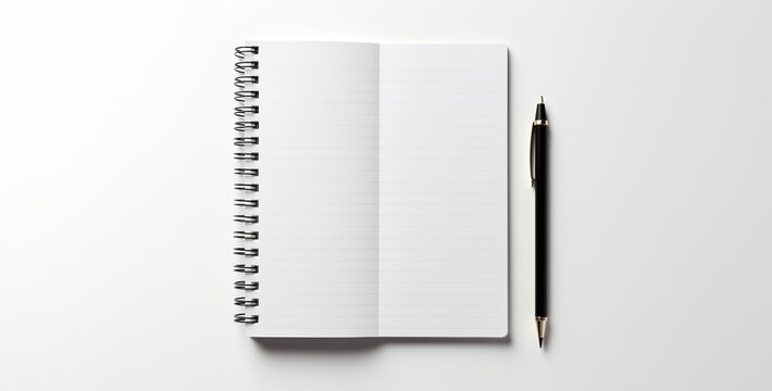 open notebook isolated on white a picture of an open notebook with nothing written