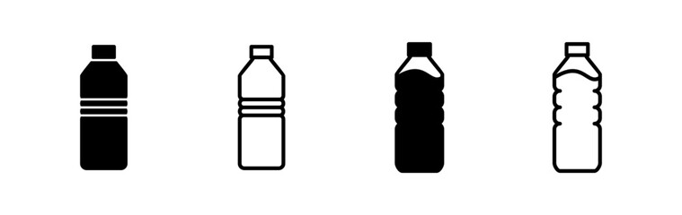 bottle icon vector. bottle icon in trendy flat design