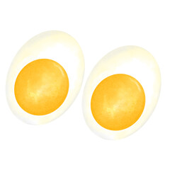 two eggs