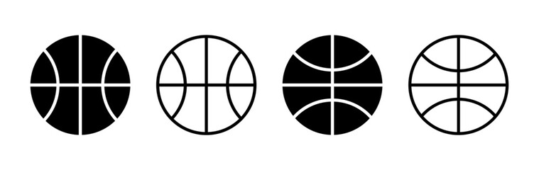 Basketball icon vector. basketball logo vector icon