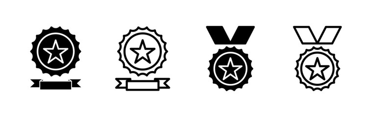 Achieve icon vector. medal icon vector. award. Certificate. approved