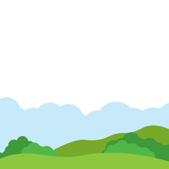 Fototapeta premium Green Field View