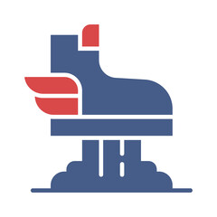 Flying boots vector design icon .eps