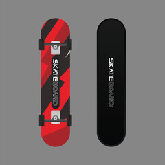 Full color skateboard design with elegant design