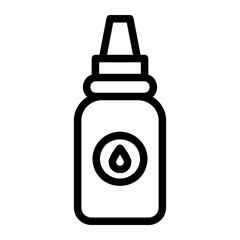 eye drop outline icon