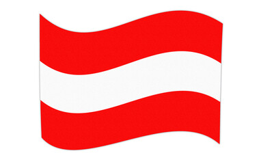 Austrian flag illustration