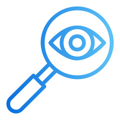 loupe gradient icon