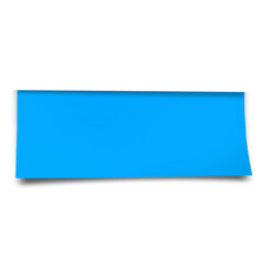 Digital png illustration of blue abstract rectangular shape on transparent background