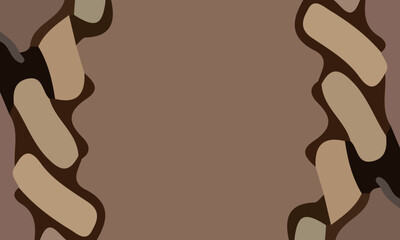 Aesthetic brown abstract background with copy space area. Suitable for poster and banner