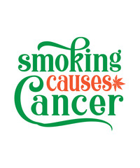 smoking causes cancer svg