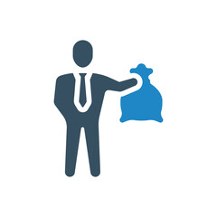 loan debt icon vector illustration