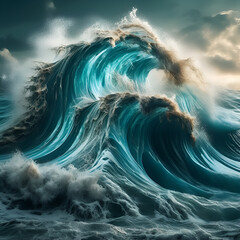 waves in a storm