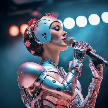 AI, Music, robot, deepfake, song, generative, art, track, song, suno, udio, elevenlabs