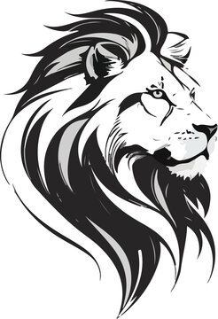 Lion vector business icon logo clipart cartoon character illustration. Cartoon Lion Character