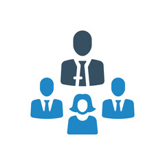 meeting, group icon vector illustration