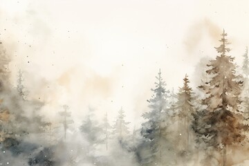 forest horse snow smoke map dead hemlocks store little mountainous cotter beige illustration bundle looming trees