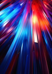 closeup abstract background red blue light full glass computer graphics bifrost bliss clash spectral color