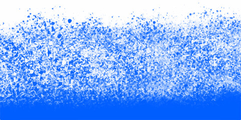 Abstract blue and white powder splatted snow background, Freeze motion of color powder exploding/throwing color powder, color glitter texture on white background	