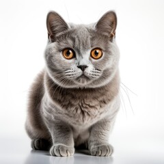 Obraz premium Full view British Shorthair , wallpaper pictures, Background HD
