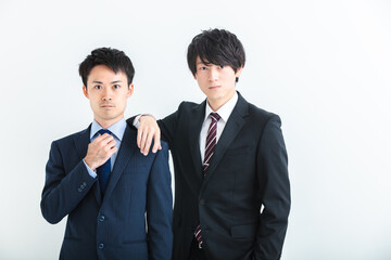 カメラ目線のビジネスマン　Business